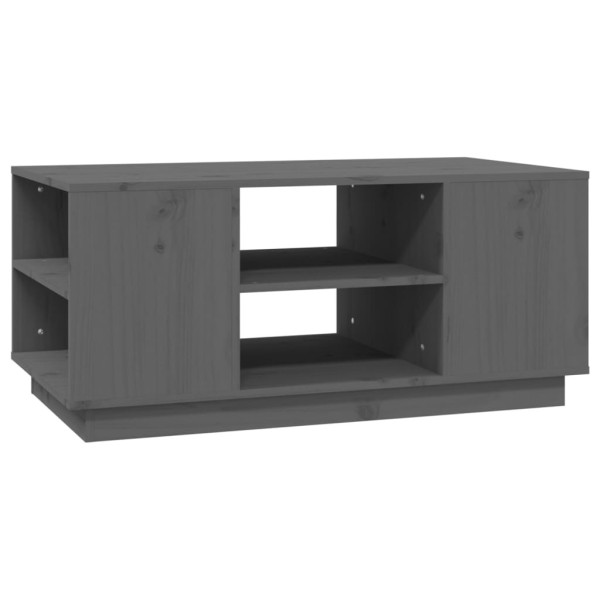 Stolik Kawowy Ława Stół Szary Drewniany 90x49x40.5 Do Salonu Do Pokoju 727164