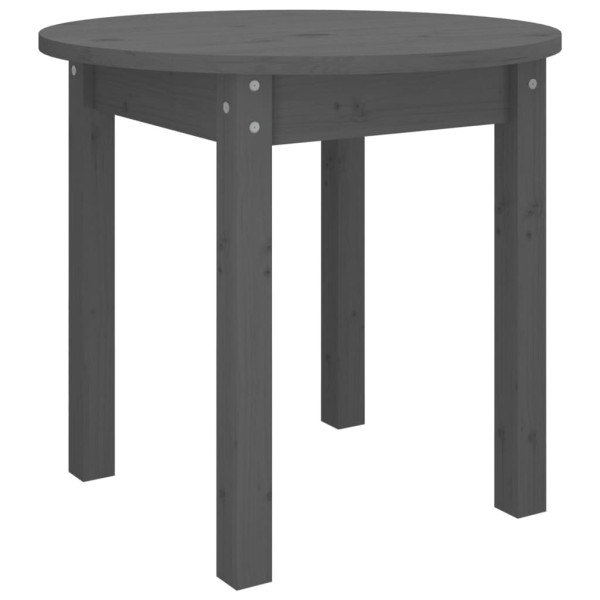 Stolik Kawowy Ława Stół Szary Okrągły Drewniany 45x40 Do Salonu Do Pokoju 729983