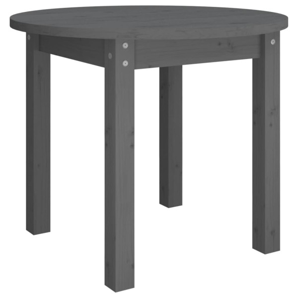 Stolik Kawowy Ława Stół Szary Okrągły Drewniany 55x45 Do Salonu Do Pokoju 730033