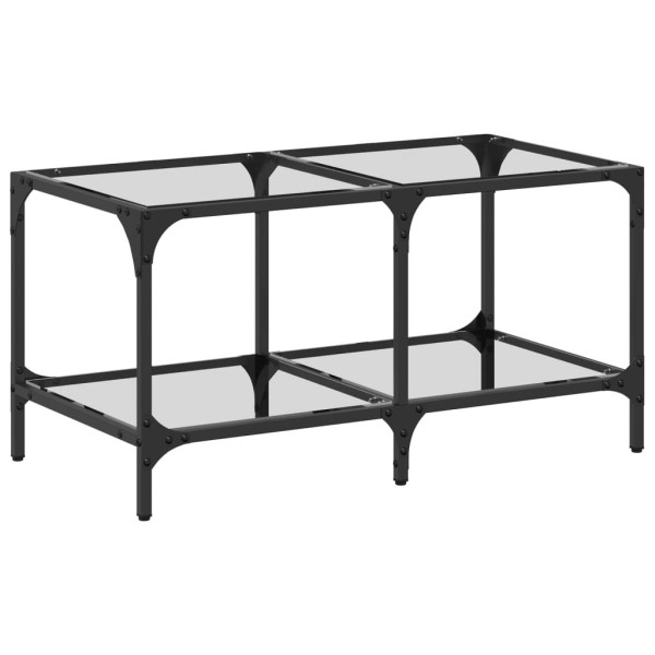 Stolik Kawowy Ława Stół Szklany 78.5x40x40 Do Salonu Do Pokoju 730195