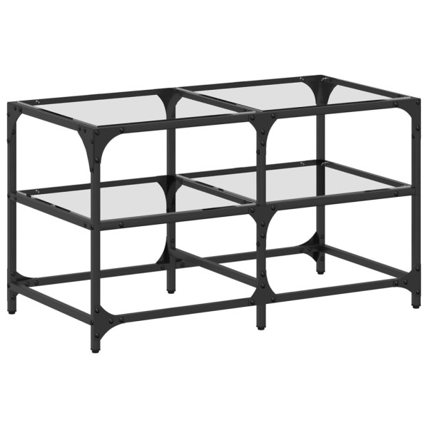 Stolik Kawowy Ława Stół Szklany 78.5x40x45 Do Salonu Do Pokoju 736178