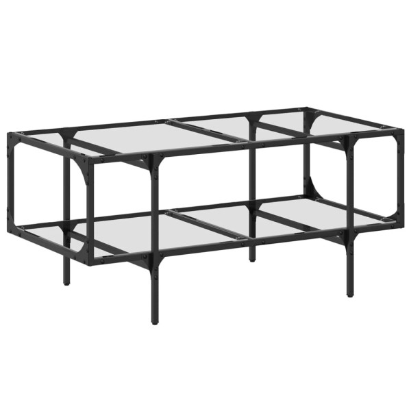 Stolik Kawowy Ława Stół Szklany 98.5x50x45 Do Salonu Do Pokoju 735414