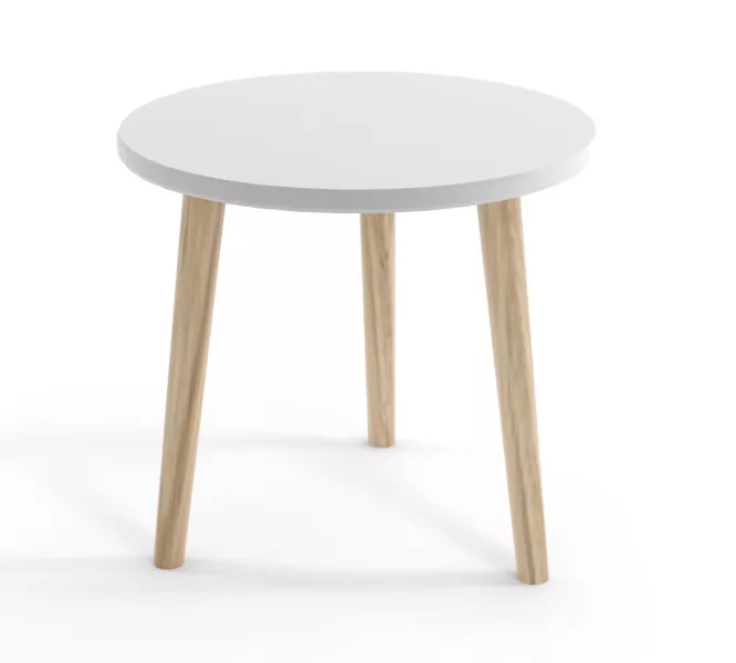 Stolik kawowy LEBEL 67x67 biały mat 551623