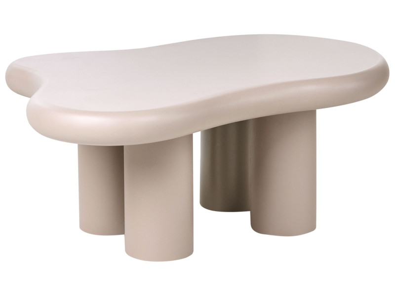 Stolik kawowy MDF beżowoszary 892648