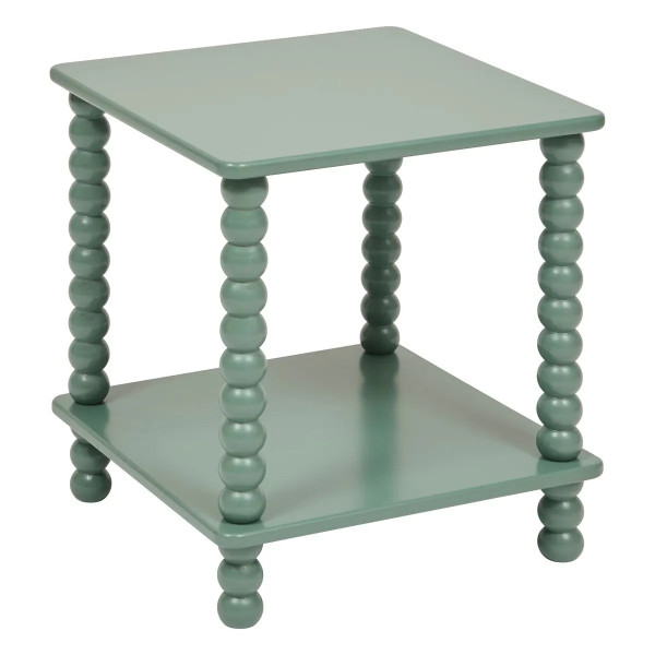 Stolik kawowy MDF, zielony, Chamlo, 40 x 40 x 44 cm 739440