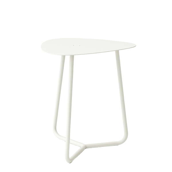 Stolik Kawowy Metalowy, Design, Biały TRÓJKĄT 239664
