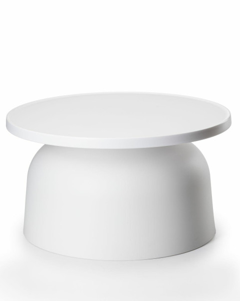 Stolik kawowy otto2 biały 39x66x66 cm minimalistyczny do salonu 699181