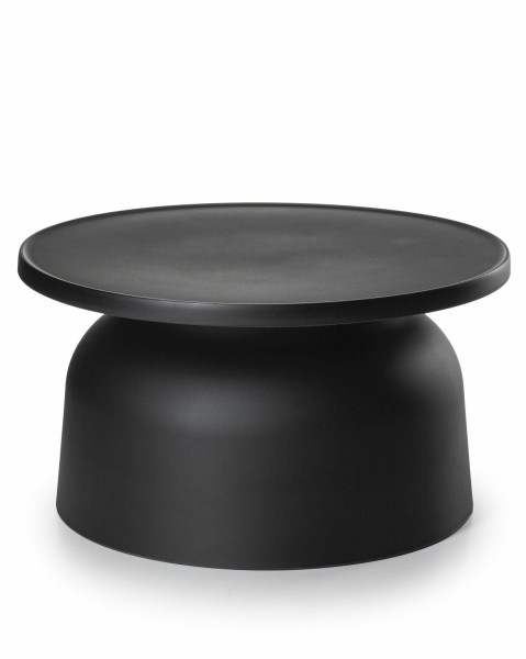 Stolik kawowy otto2 czarny 39x66x66 cm minimalistyczny do salonu 699180