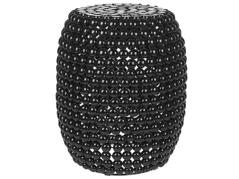 Stolik kawowy owalny plastik czarny 63312