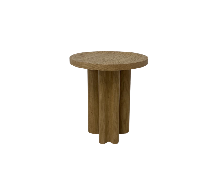 Stolik Kawowy RONDE, Nowoczesny i Solidny Dąb Naturalny 679482
