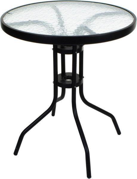 Stolik kawowy Songmics stół ogrodowy balkonowy okrągły 60cm 1060753