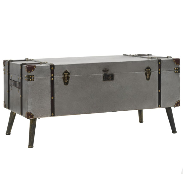 Stolik kawowy Srebrny MDF vidaXL 1071675