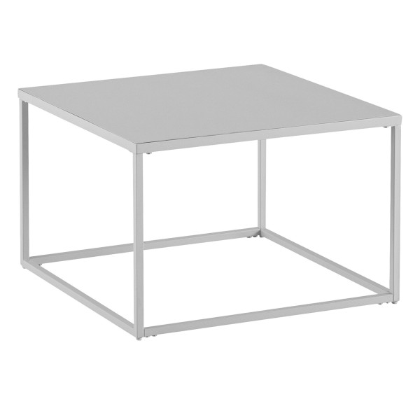 Stolik kawowy stolik 60 cm biały metalowy 372502