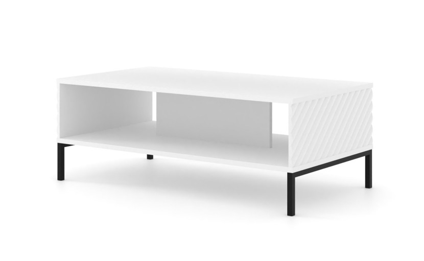 Stolik kawowy SURF 90x60 cm frez biały mat 240690
