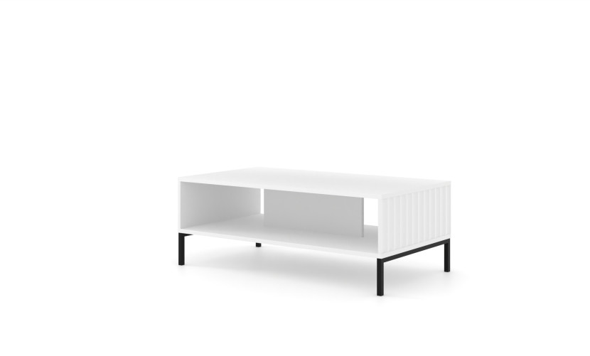 Stolik kawowy WAVE 90x60 cm frez biały mat 240689