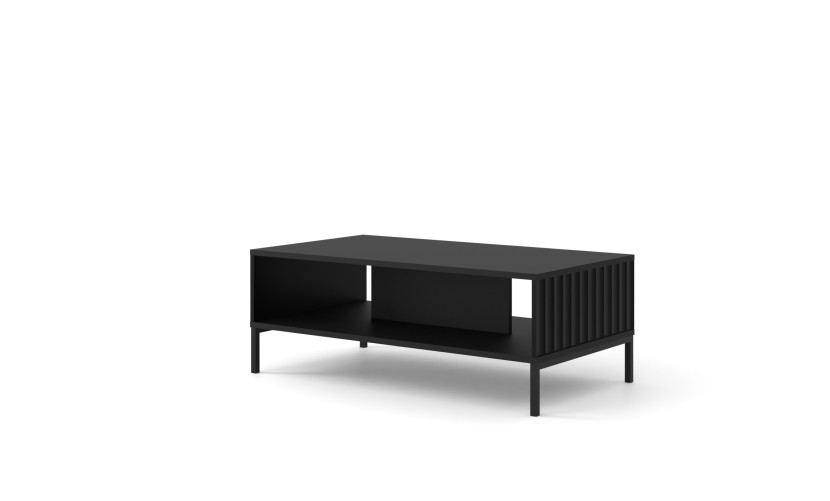 Stolik kawowy WAVE 90x60 cm frez czarny mat 240652