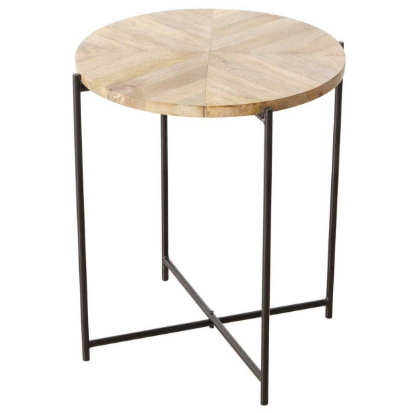 Stolik kawowy z blatem z drewna mango MANDI, Ø 46 cm 152761