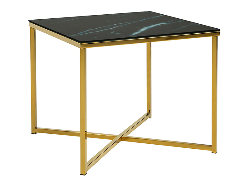Stolik kwadratowy Dirta 50 cm czarny 45240