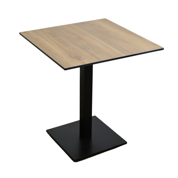 Stolik na balkon wodoodporny HPL 12mm 65x65cm Dąb Miodowy 1084320