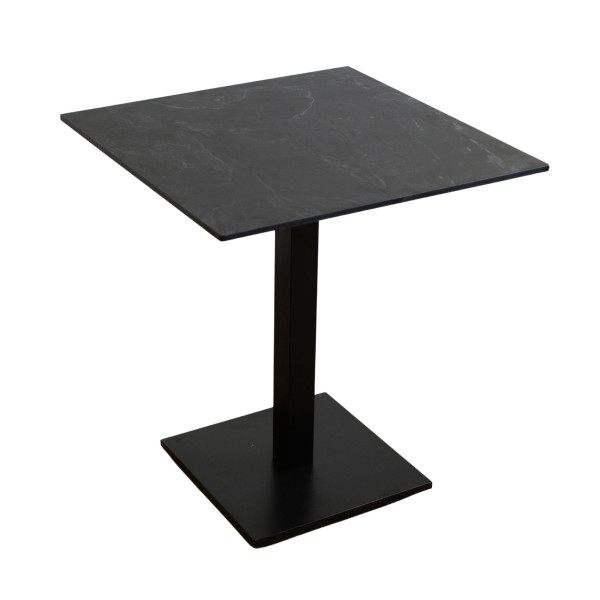 Stolik na balkon wodoodporny HPL 12mm 75x75cm Black 1084353