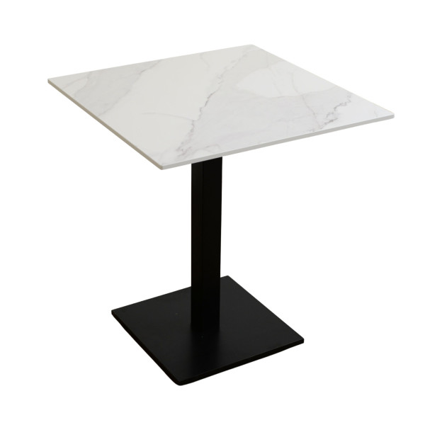 Stolik na balkon wodoodporny HPL 12mm 75x75cm Calacatta Olympus 1084328