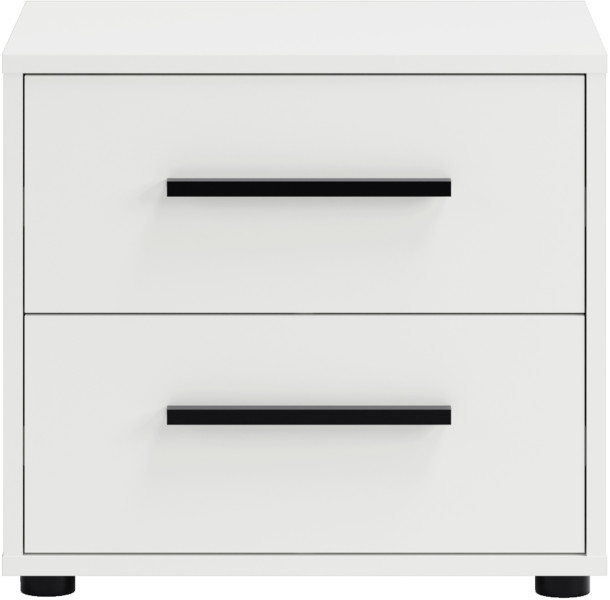 Stolik nocny 51 cm do sypialni MAXIDO biały 787653