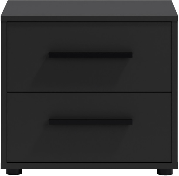 Stolik nocny 51 cm do sypialni MAXIDO czarny 787654