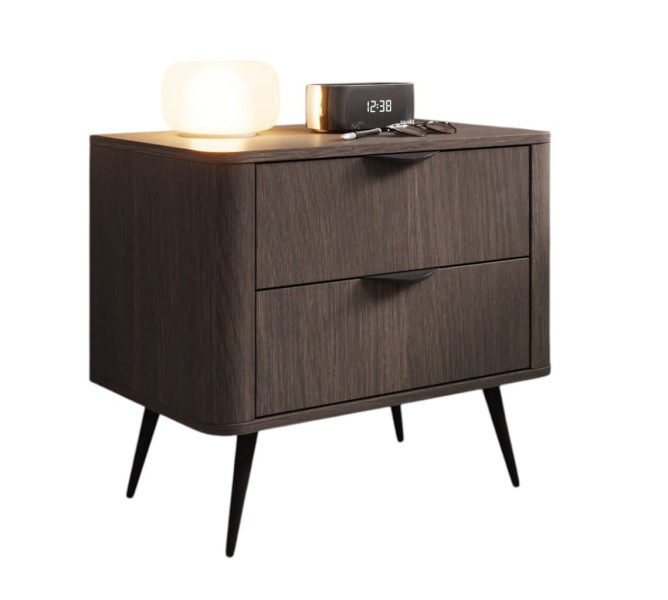 Stolik nocny do sypialni w stylu japandi MONACO 974345