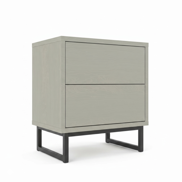 Stolik Nocny GENUA 43cm Jasnozielony Eukaliptus Szafka Nocna Loft 1063170