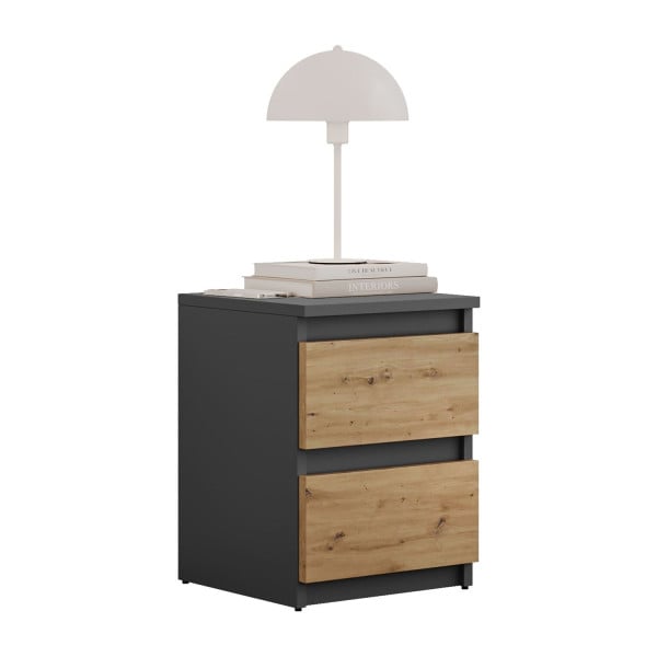 Stolik nocny HANA M2, artisan/antracyt 841479