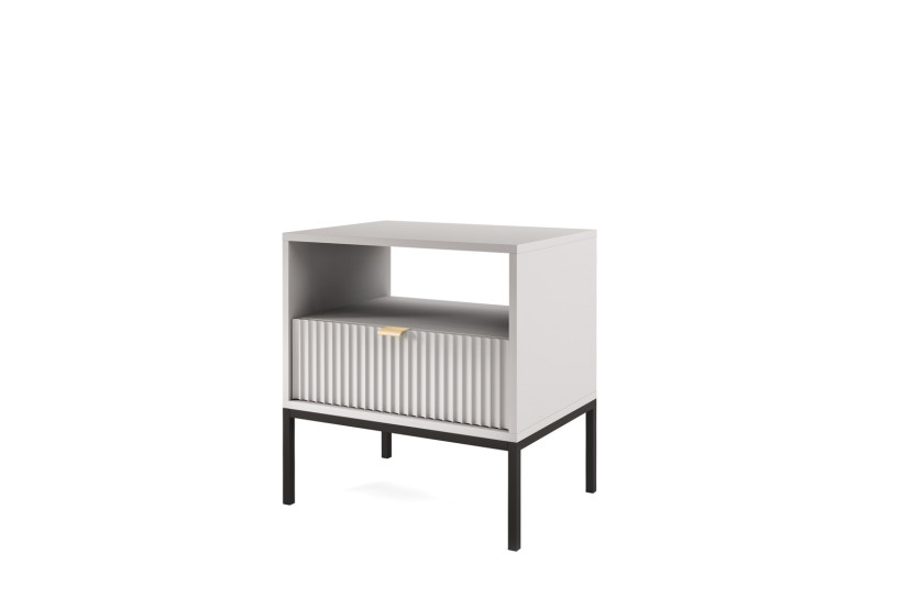 Stolik nocny Kioto w kolorze szarym 305642