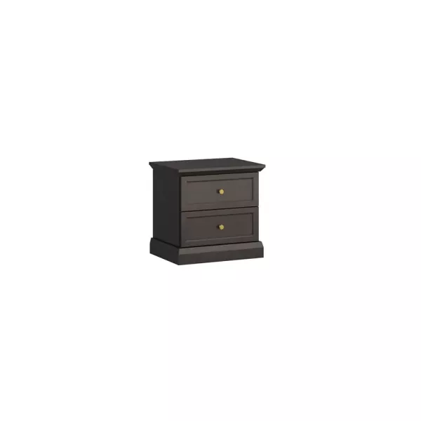 Stolik nocny Lucca SN czarny grafit 517428