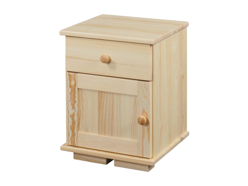 Stolik nocny MODERN II, kolor sosnowy, drzwi lewostronne 184625
