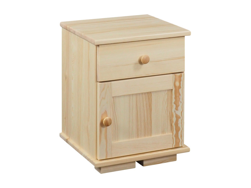 Stolik nocny MODERN II, kolor sosnowy, drzwi prawostronne 184624