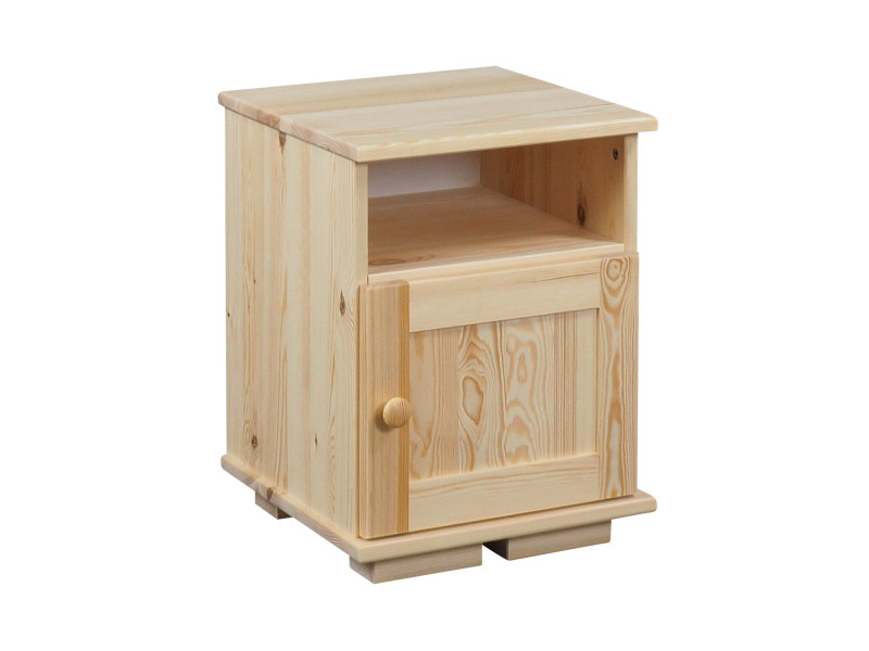 Stolik nocny MODERN III, kolor sosnowy, drzwi prawostronne 184626