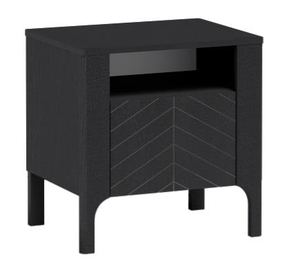 Stolik nocny MONZA 10 w czarnym kolorze 536686