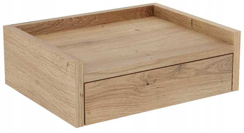 Stolik nocny "NUVIA 45" dąb artisan, wiszący 847250