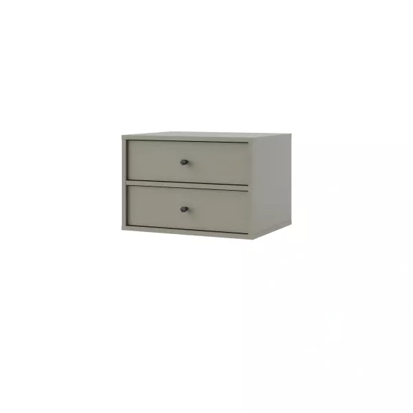 Stolik nocny z szufladami do sypialni Sakai 4 2S T801 Eukaliptus 716026