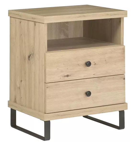 Stolik nocny z szufladami - Luro 643202