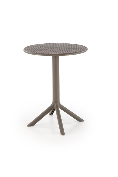 Stolik ogrodowy CALVO 60x60 khaki z tworzywa PVC 874205