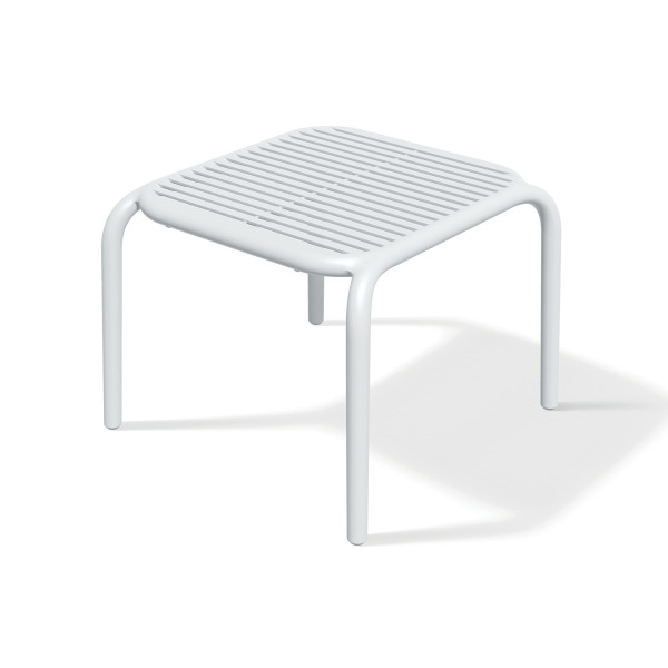 Stolik ogrodowy kawowy Brene White 54,5 x 53,5 cm FERNE 656342