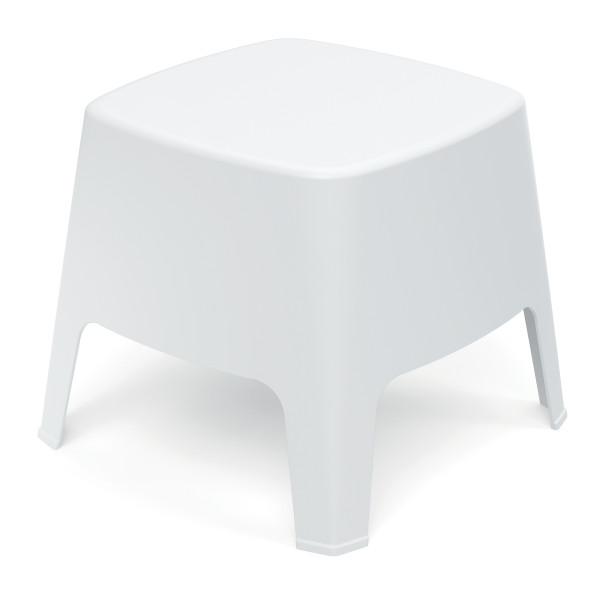 Stolik ogrodowy kawowy Milane White 48,5 x 48,5 cm FERNE 656328