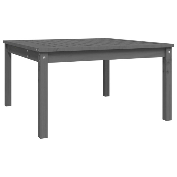 Stolik ogrodowy, szary, 82,5x82,5x45 cm, lite drewno sosnowe 630652