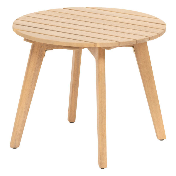 Stolik ogrodowy z drewna akacji OLVINIA, Ø 40 cm 217829
