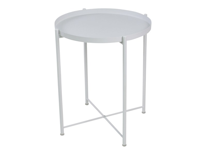 Stolik okrągły Tim 48 cm biały 699169