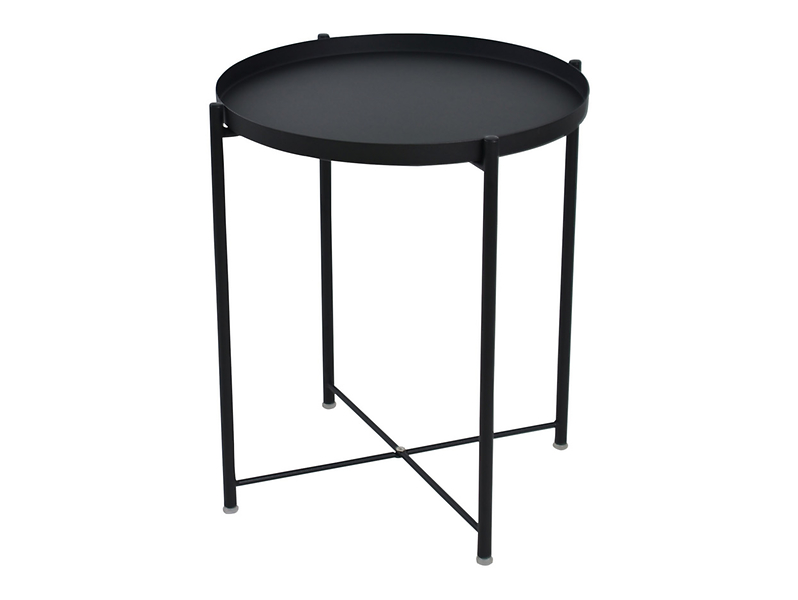 Stolik okrągły Tim 48 cm czarny 699170