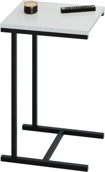 Stolik pomocniczy boczny kawowy przystawny pod laptopa metalowy czarny loft 922099