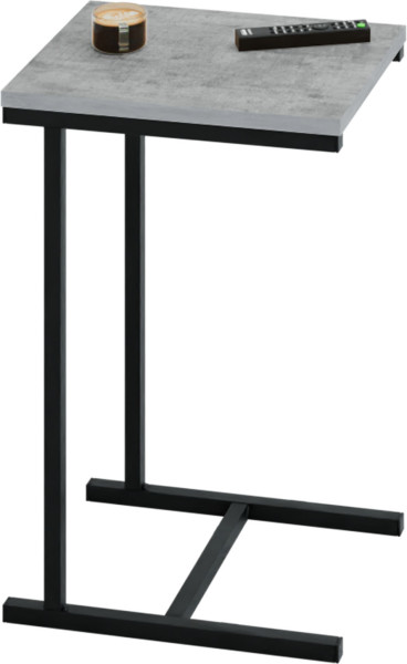 Stolik pomocniczy boczny kawowy przystawny pod laptopa metalowy czarny loft 922100