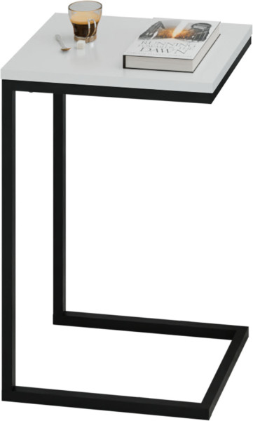 Stolik pomocniczy boczny kawowy przystawny pod laptopa metalowy czarny loft 922111