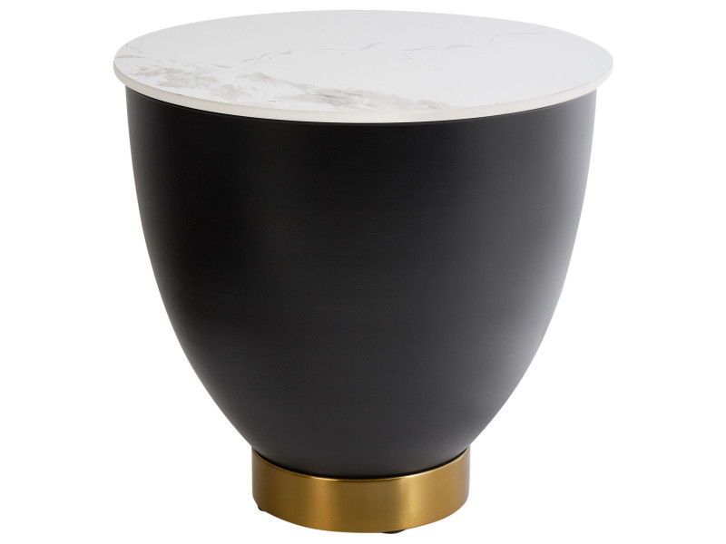 Stolik pomocniczy ceramiczny blat biały 602278